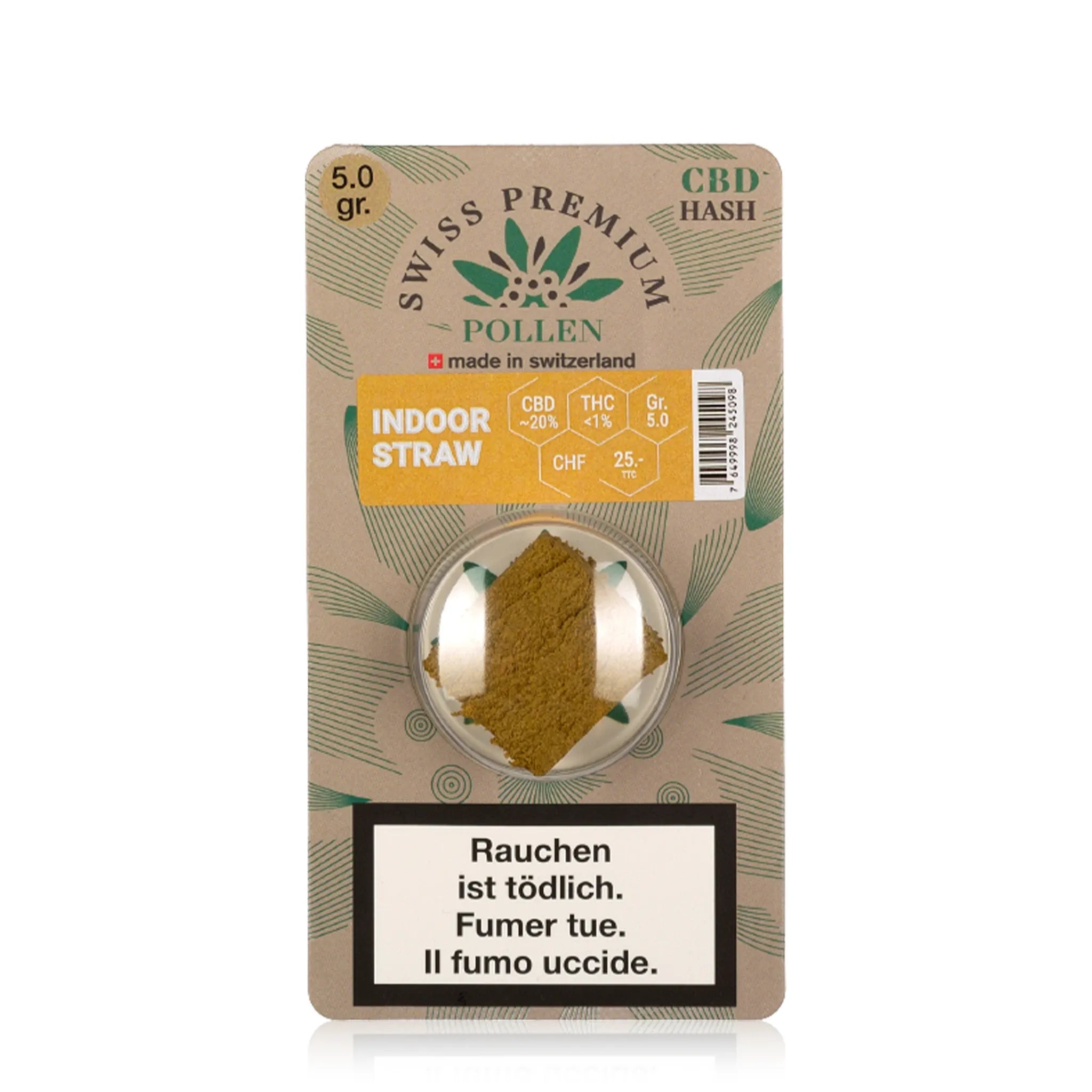 Indoor Strawberry Hash | Swiss CBD Hash | Swiss Premium Pollen